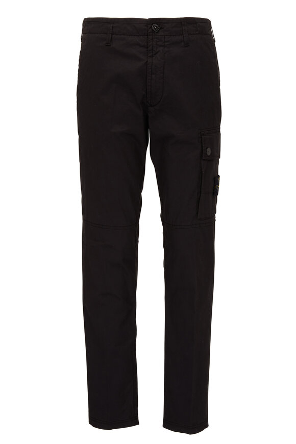 Stone Island - Black Stretch Cargo Pants