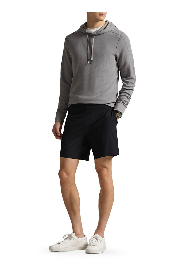 RLX Ralph Lauren Light Gray Waffle Knit Tech Hoodie - view 2