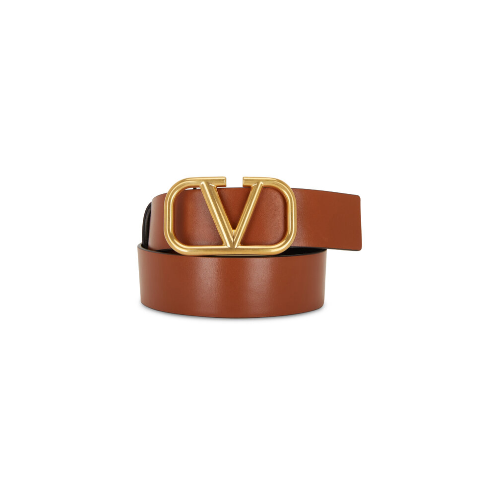 VLOGO leather belt