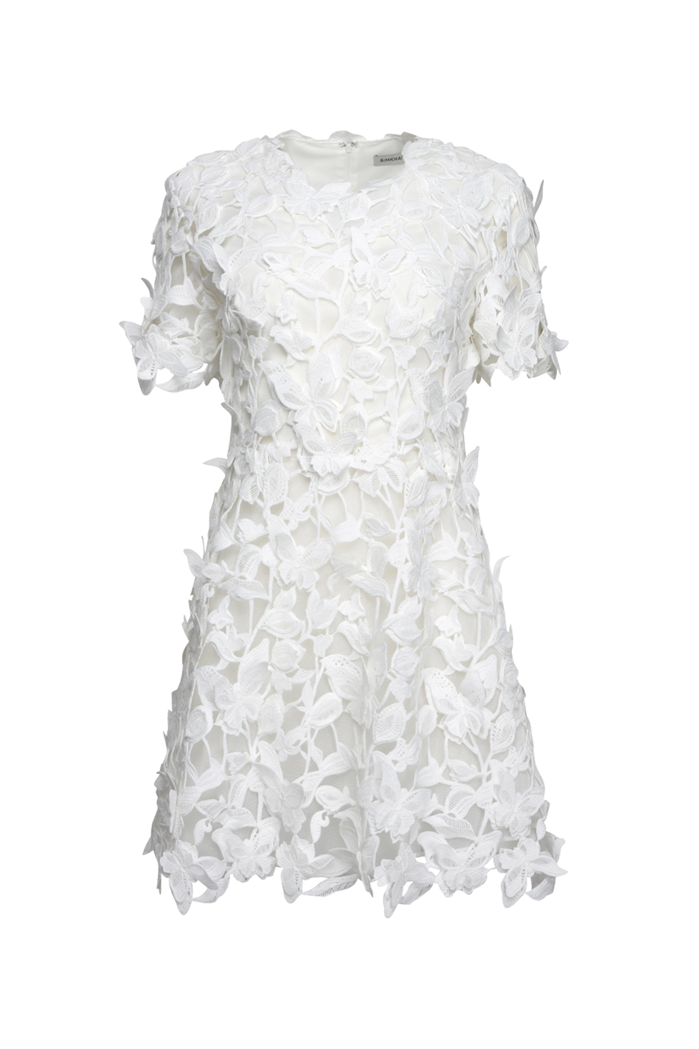 Simkhai - Darla White Applique Mini Dress