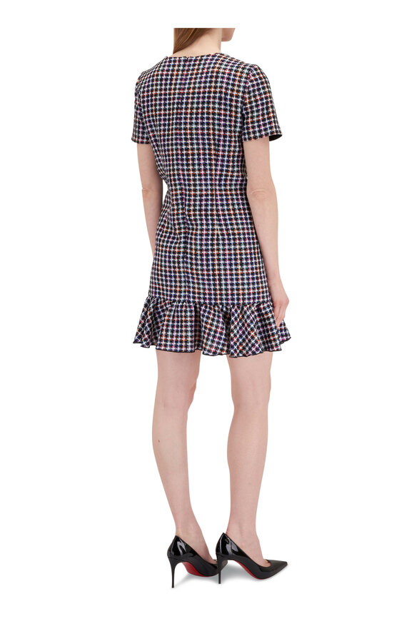 Carolina Herrera - Multicolor Tweed Shift Dress 