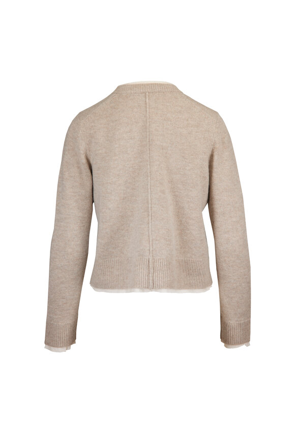 Brochu Walker Archie Gravel & Off White Layered Cardigan - view 2