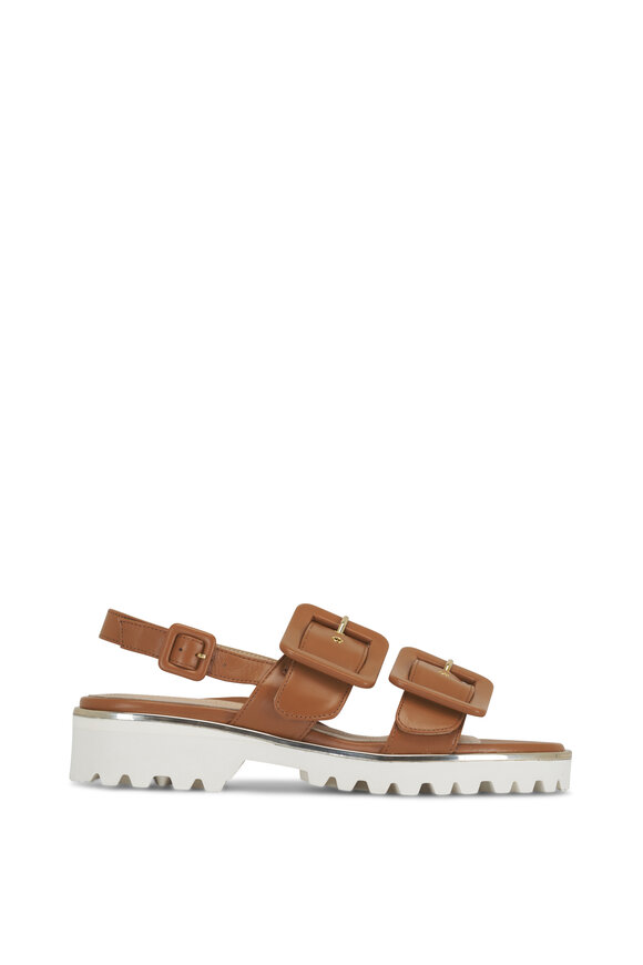 Ron White - Callie Light Brown Buckle Sport Sandal