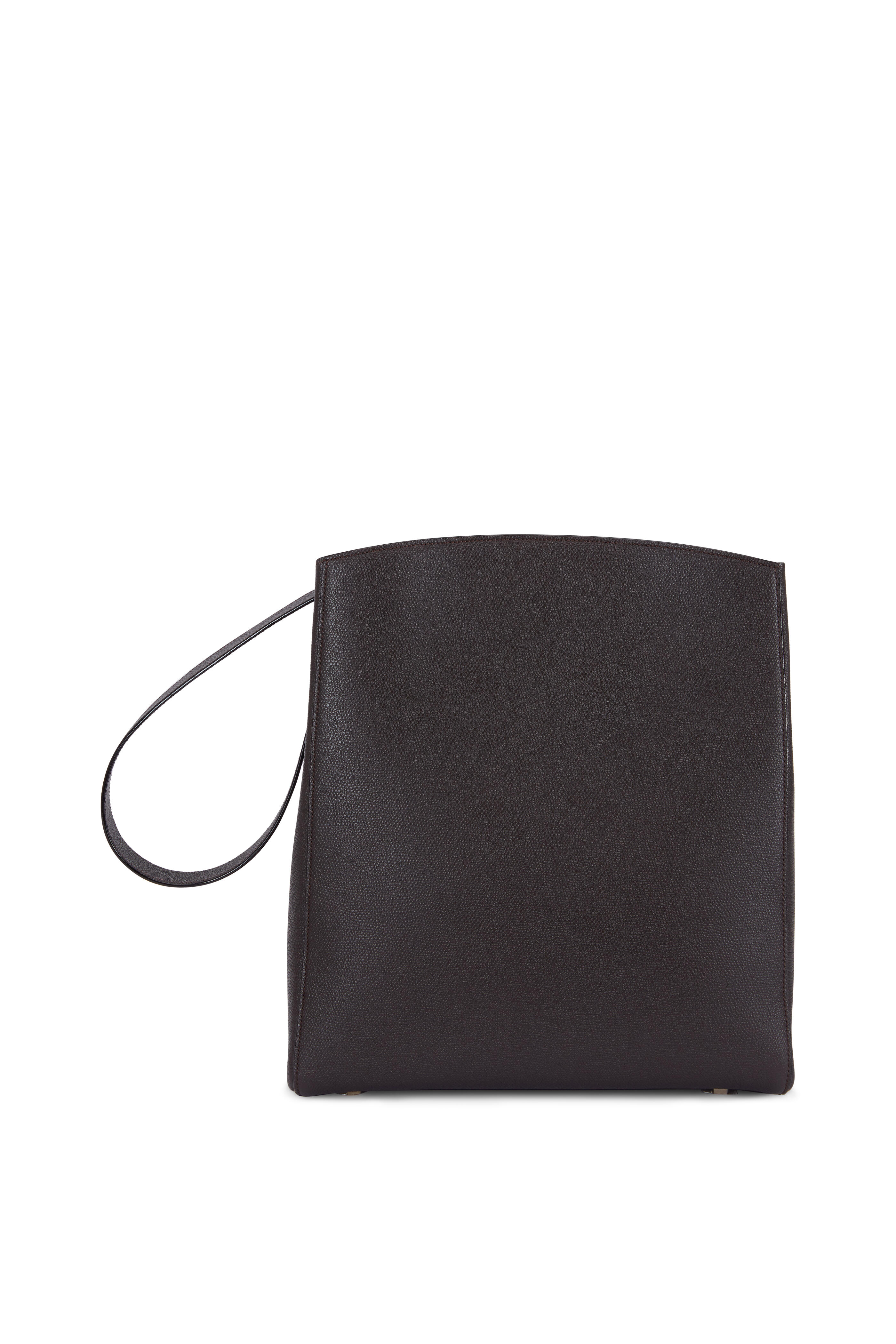 BRERA ITALY BLACK LEATHER SHOULDER BAG  Leather shoulder bag, Shoulder bag,  Brown leather purses