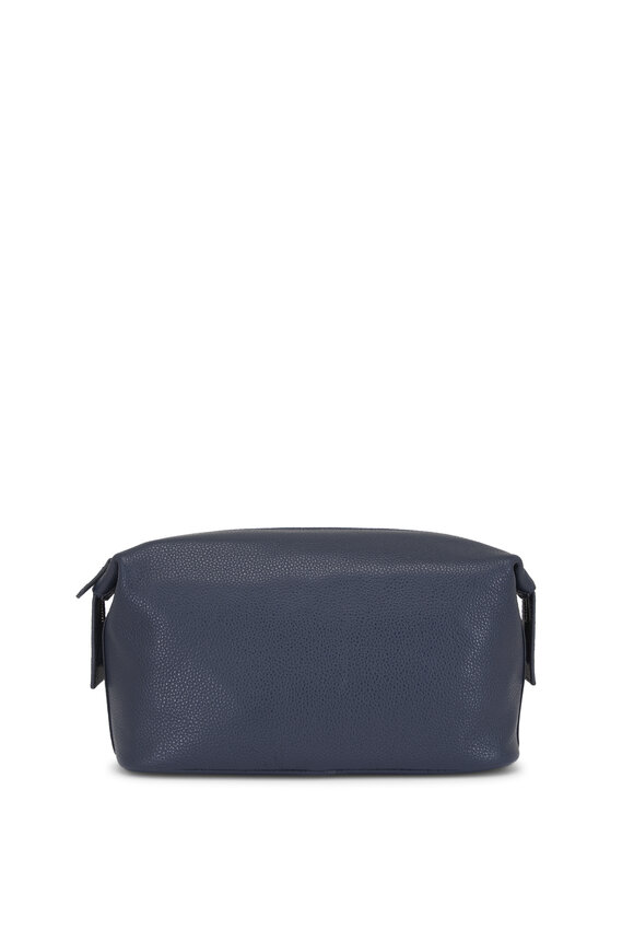 Want Les Essentiels Kenyatta Navy Leather Dopp Kit - view 2