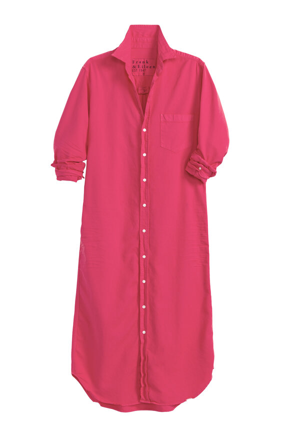 Frank & Eileen Rory Bright Pink Maxi Shirtdress - view 1