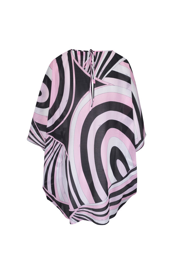 Pucci - Pink Multi Cotton Muslin Kaftan