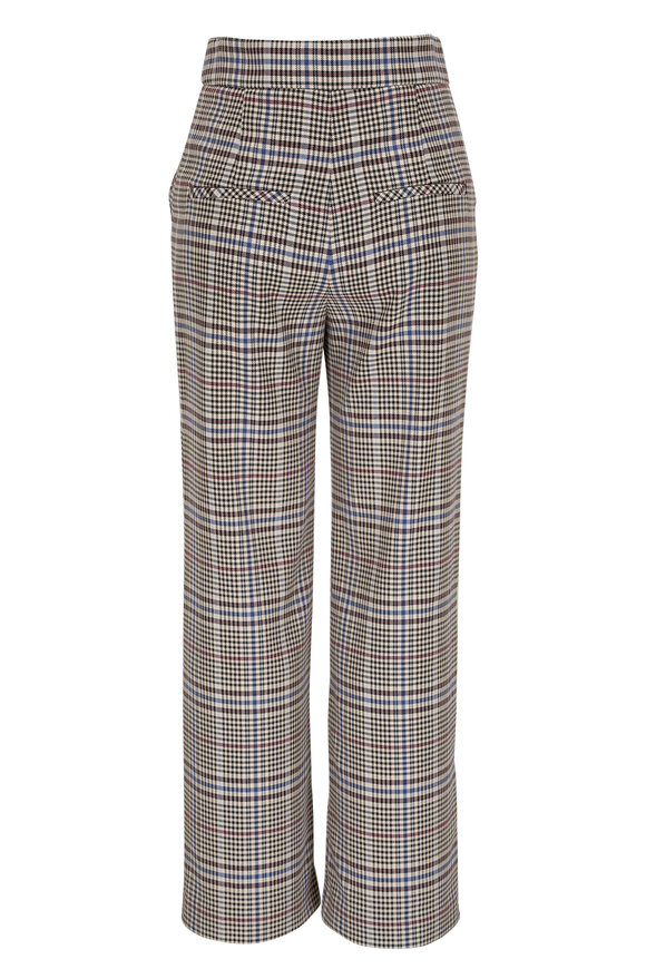 Veronica Beard - Brixton Wide-Leg Plaid Pant | Mitchell Stores