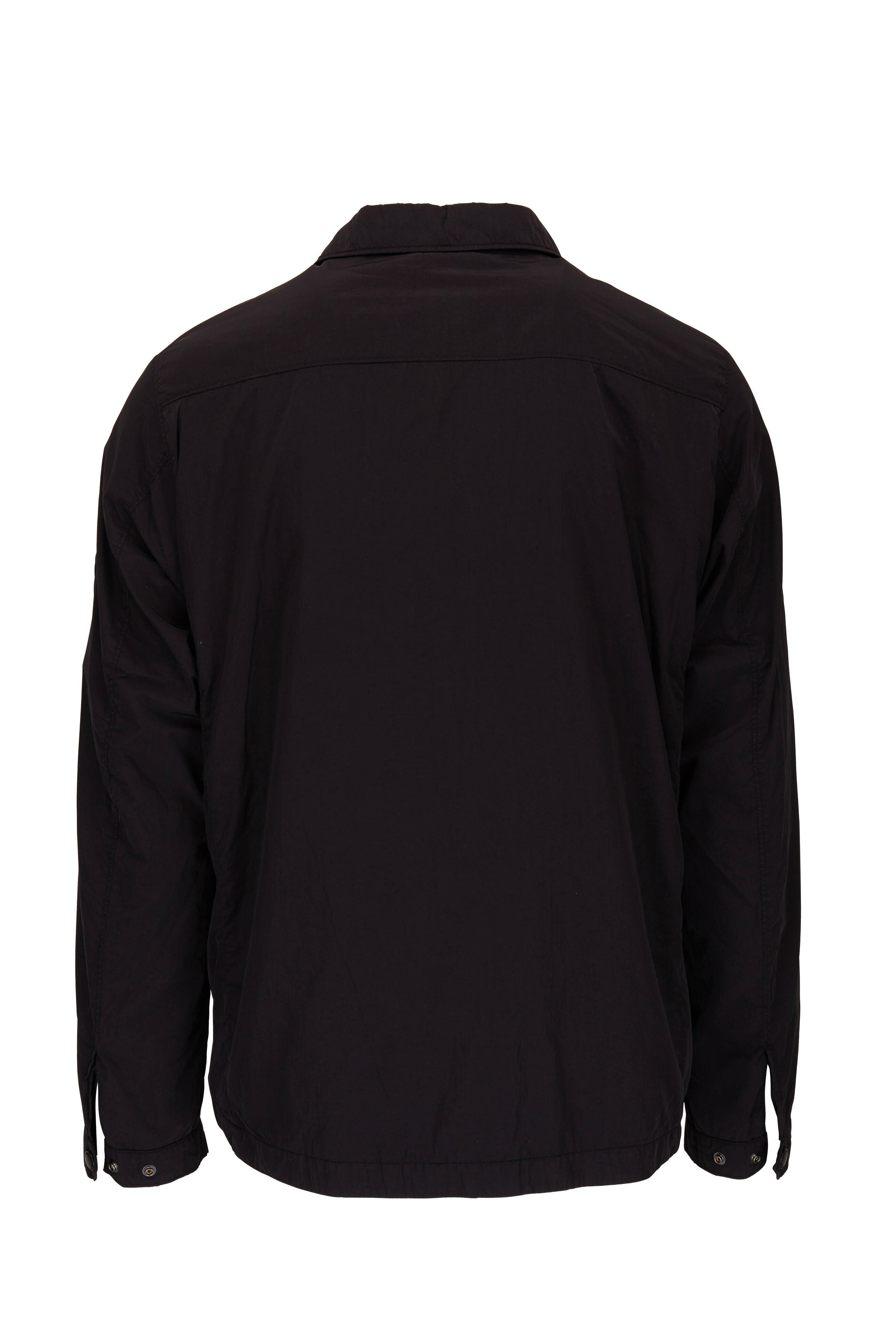 CP Company - Caviar Black Nylon Overshirt
