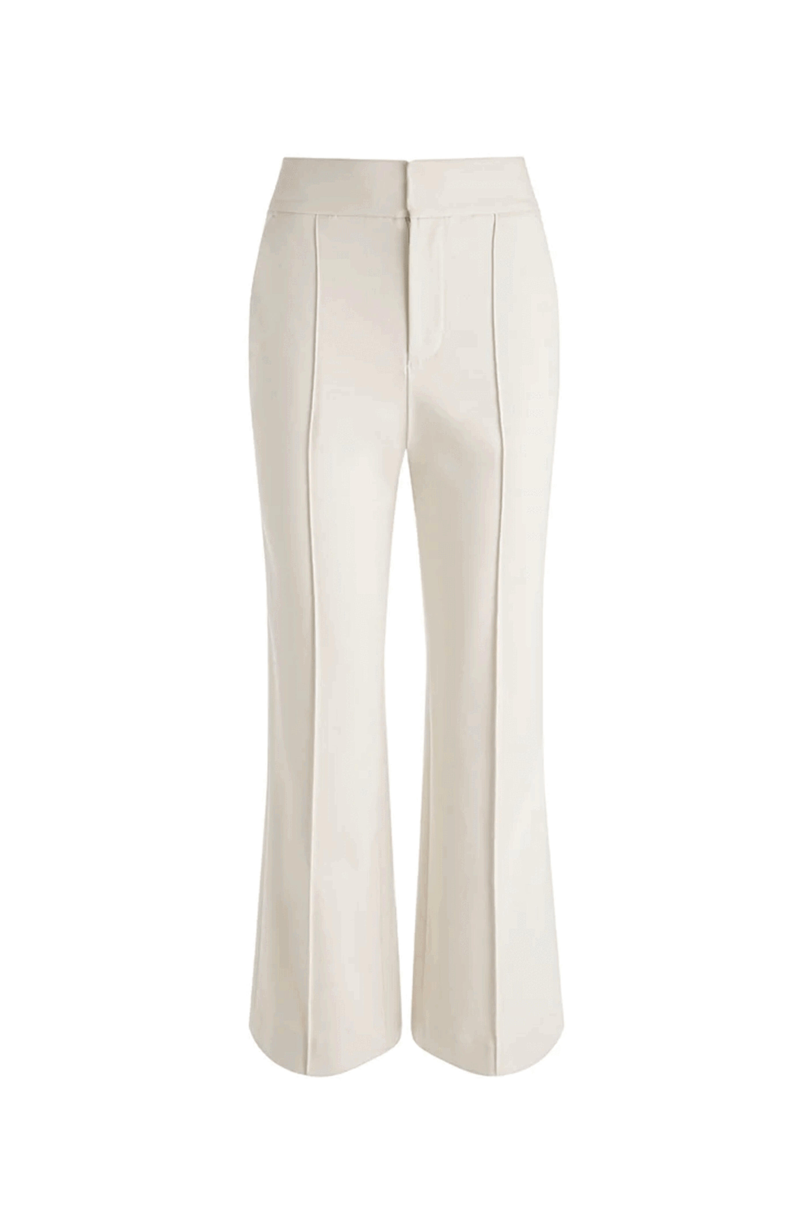 Alice & Olivia - Dylan High Rise Cropped Pant in Oatmeal