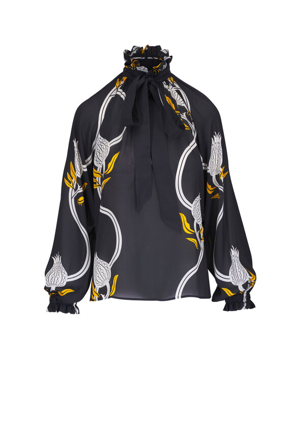 La Double J Cerere Black & White Blouse