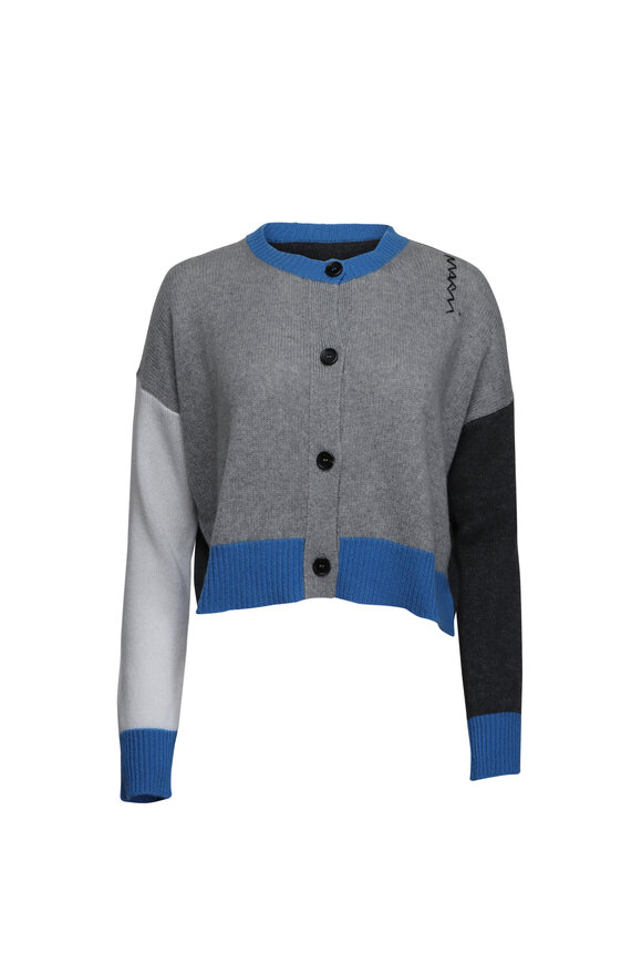 Saint Laurent - Black & Metallic Star V-Neck Cardigan