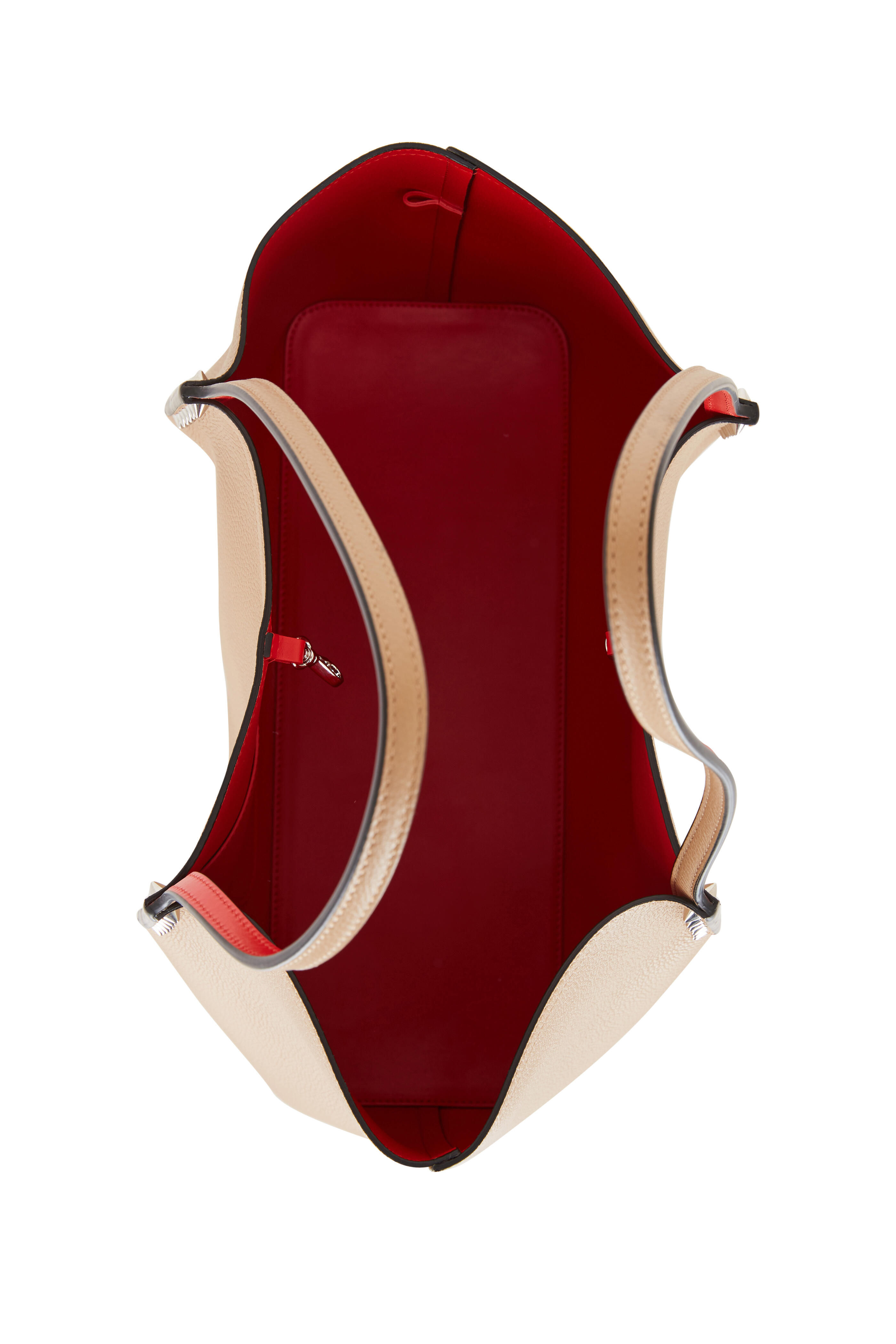 Christian Louboutin - Cabarock Taupe Leather Large Tote Bag