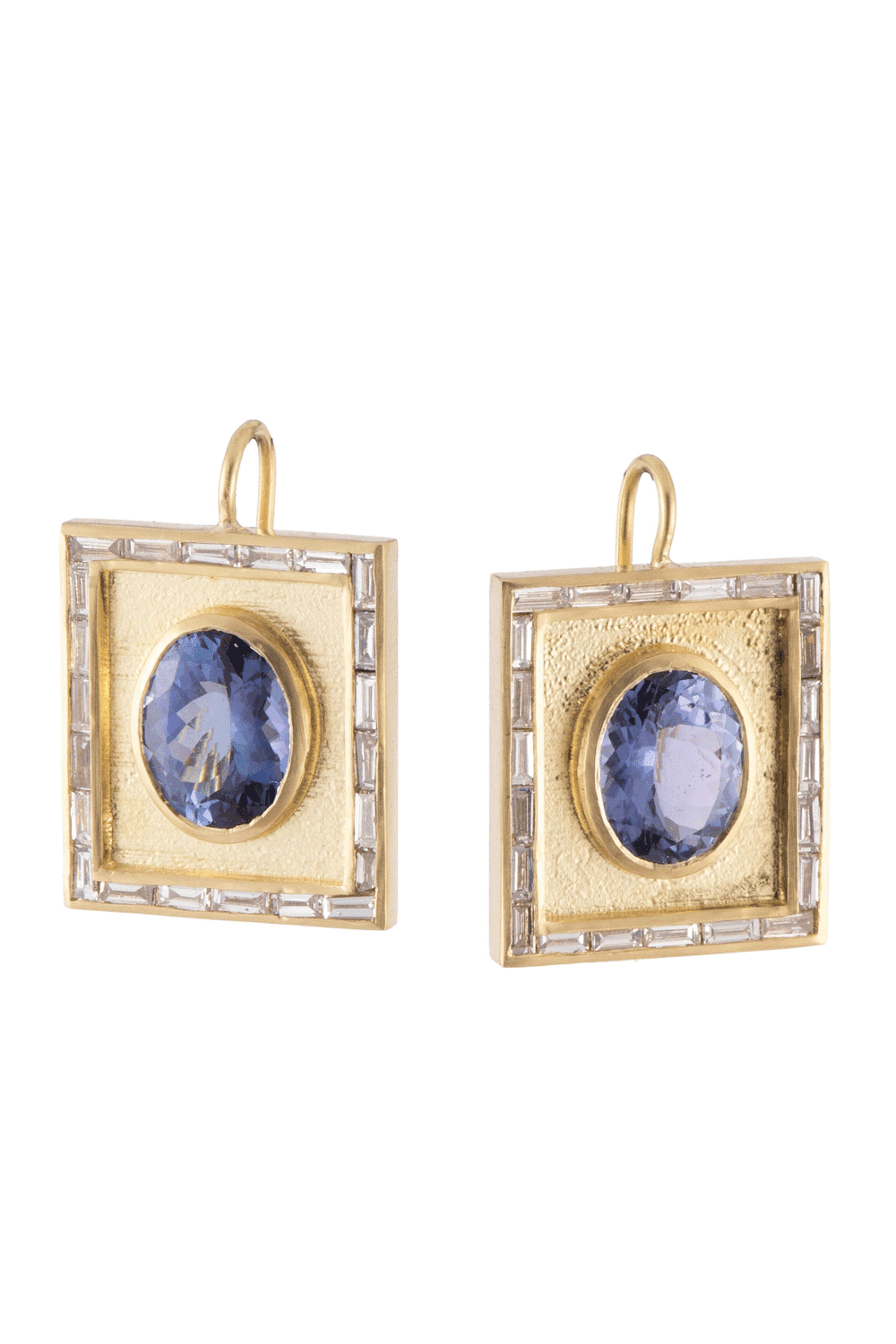 Sylva & Cie - Tanzanite Egyptian Earrings