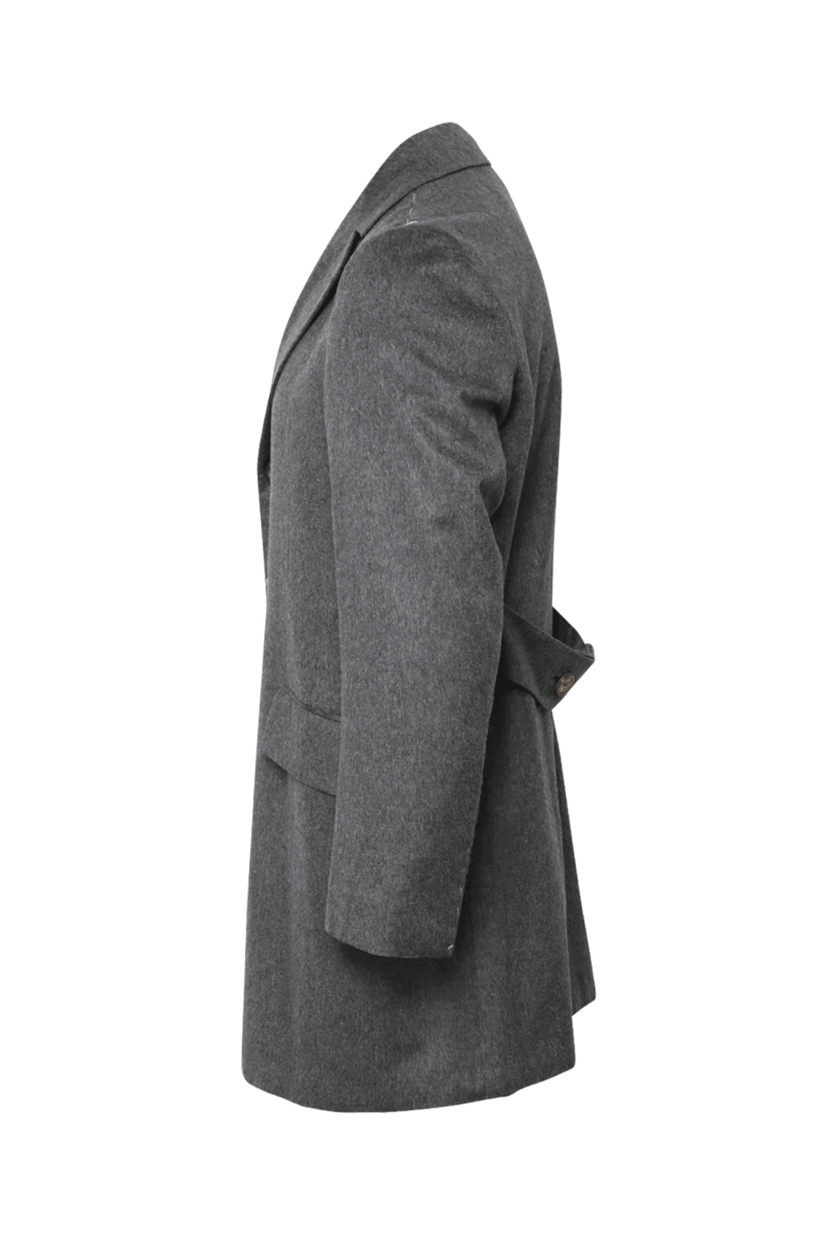 Kiton - Dark Gray Cashmere Topcoat