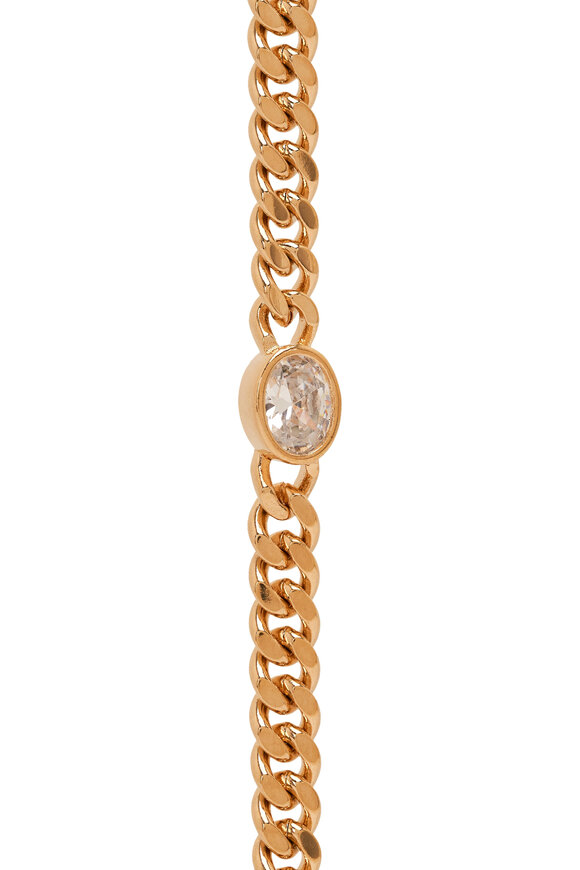 Cristina V. - CZ Oval Cuban Chain Bracelet