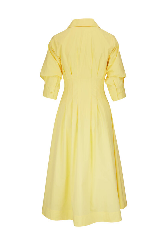 Jonathan Simkhai - Jazz Limoncello Cotton Poplin Midi Dress 