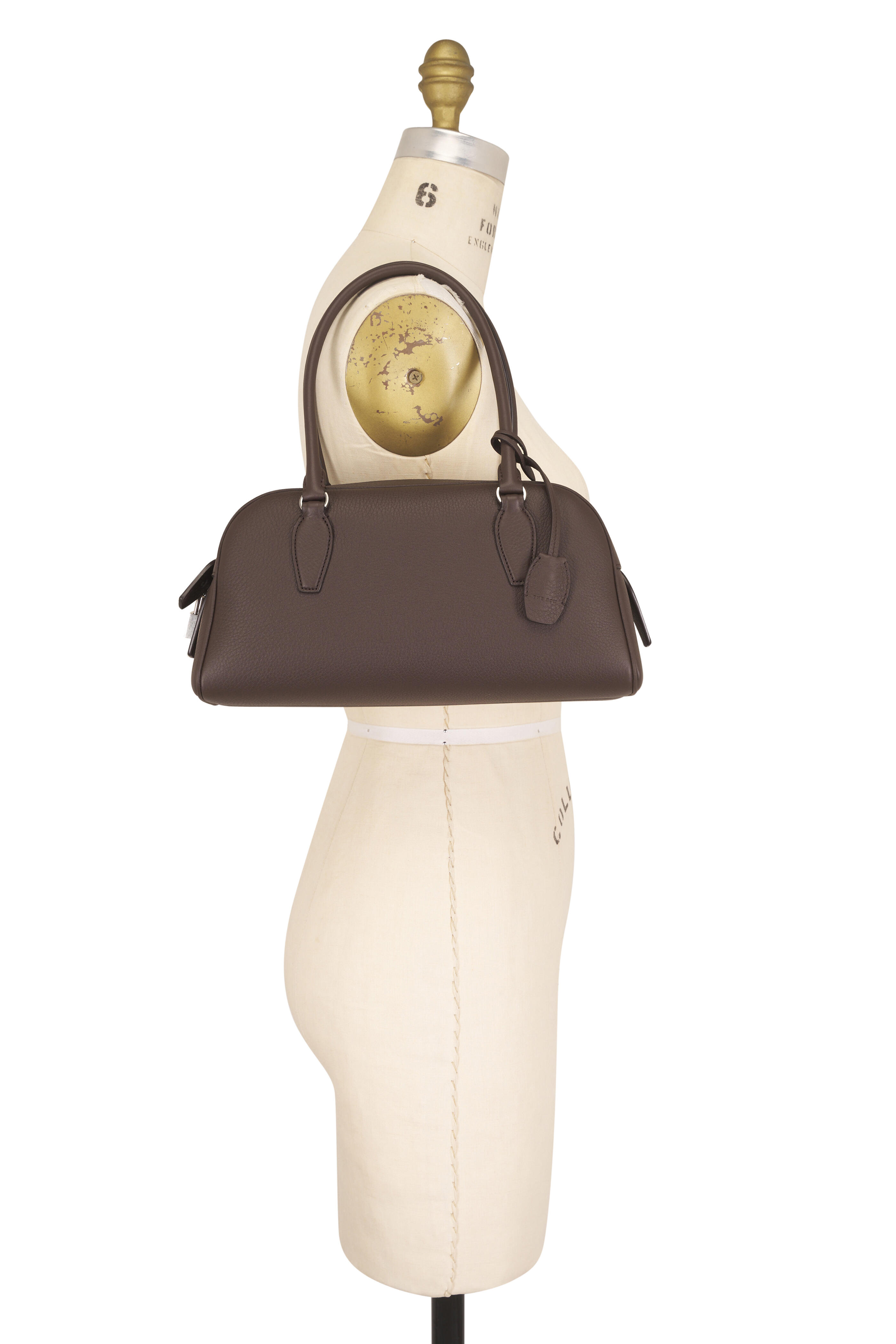 The Row - Small E/W India Deep Brown Shoulder Bag - view 5