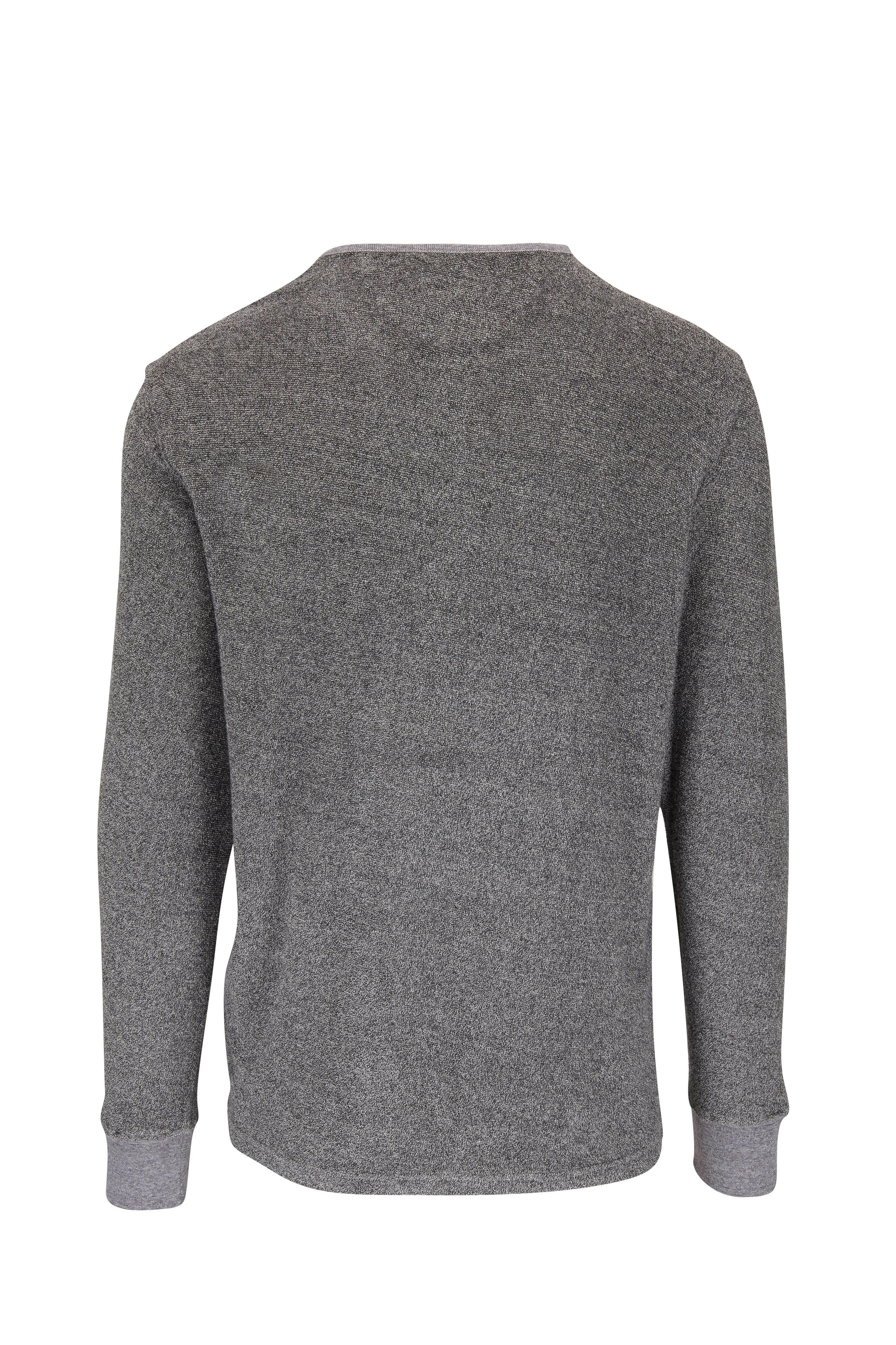 Faherty Brand - Charcoal Marl Terry Henley