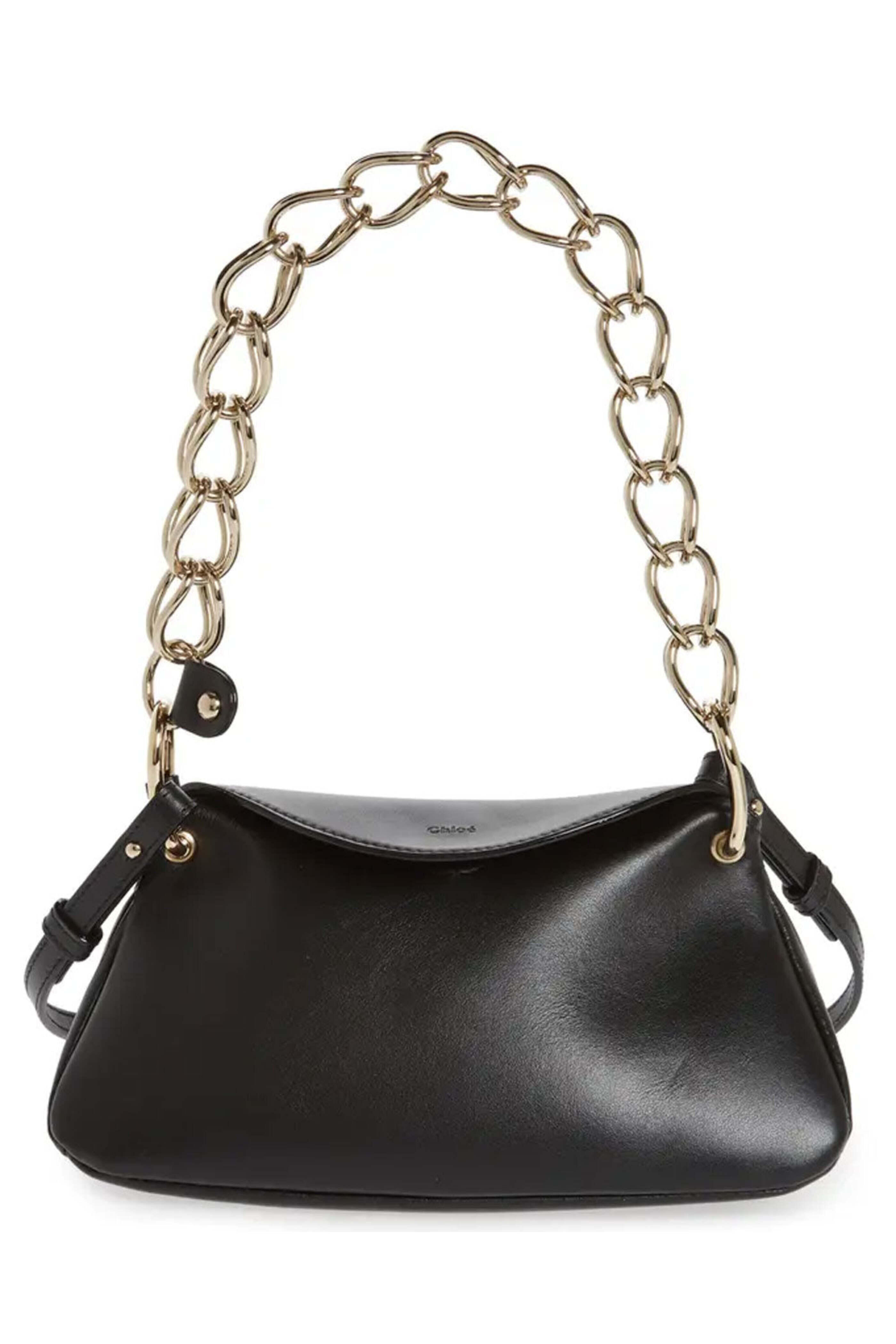 ハンドバッグ Chloe Black Leather Small Nacha Handbag s-l400.jpg