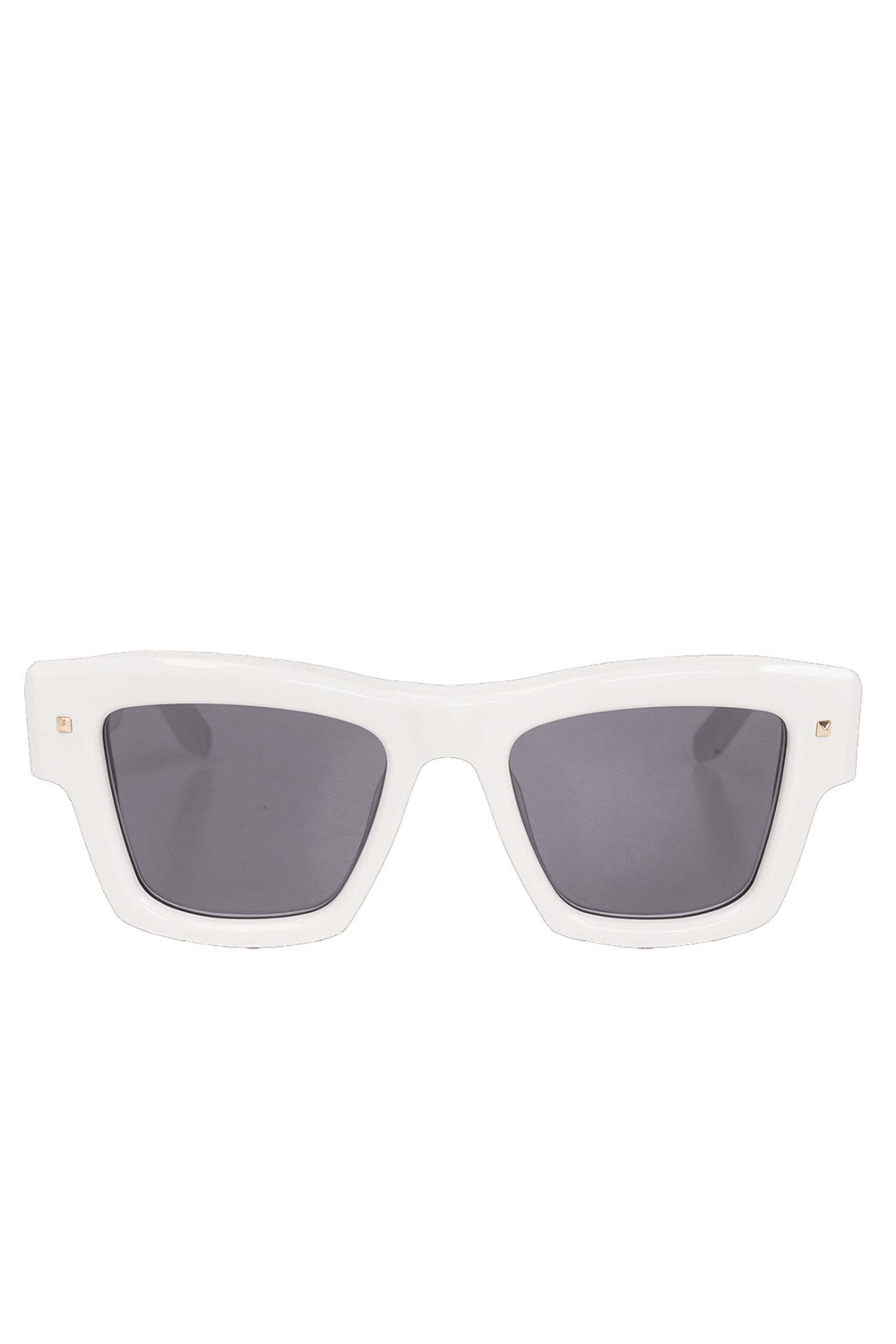 Valentino Garavani - XXII Square Sunglasses in White