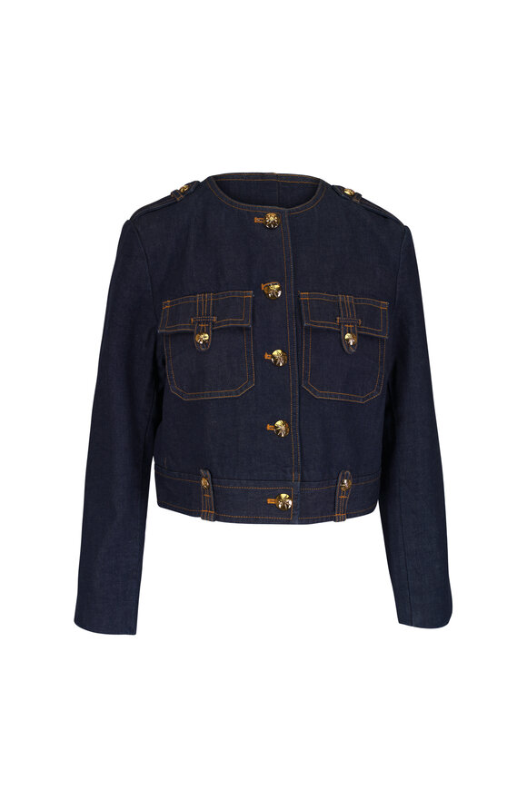 Zimmermann Rebellion Night Sky Denim Jacket - view 1