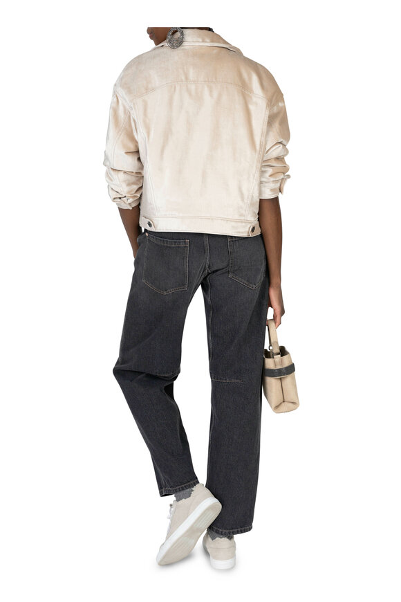 Brunello Cucinelli - Washed Denim Double Back Pocket Jean 