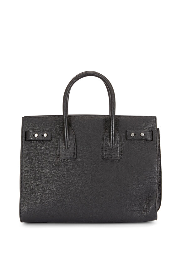 Saint Laurent - Sac De Jour Black Grained Leather Small Soft Tote