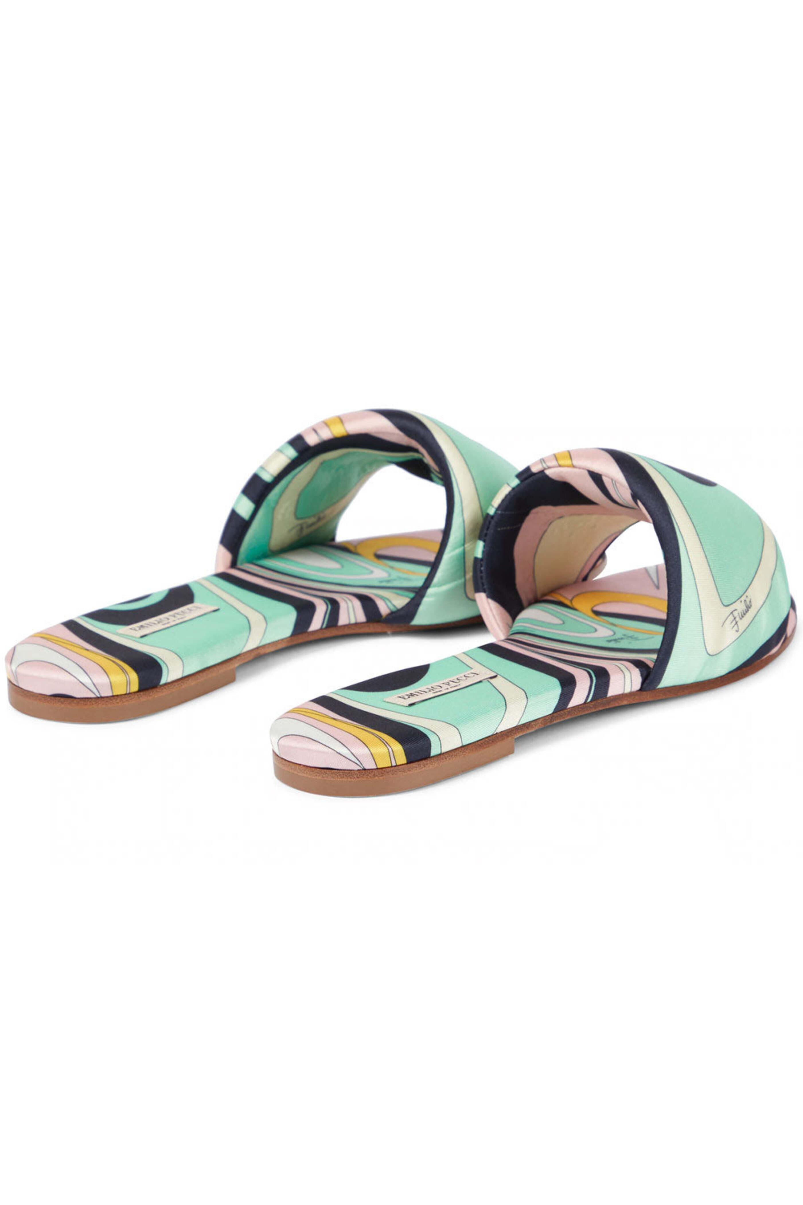 Pucci - Slide Sandal in Navy Rossa