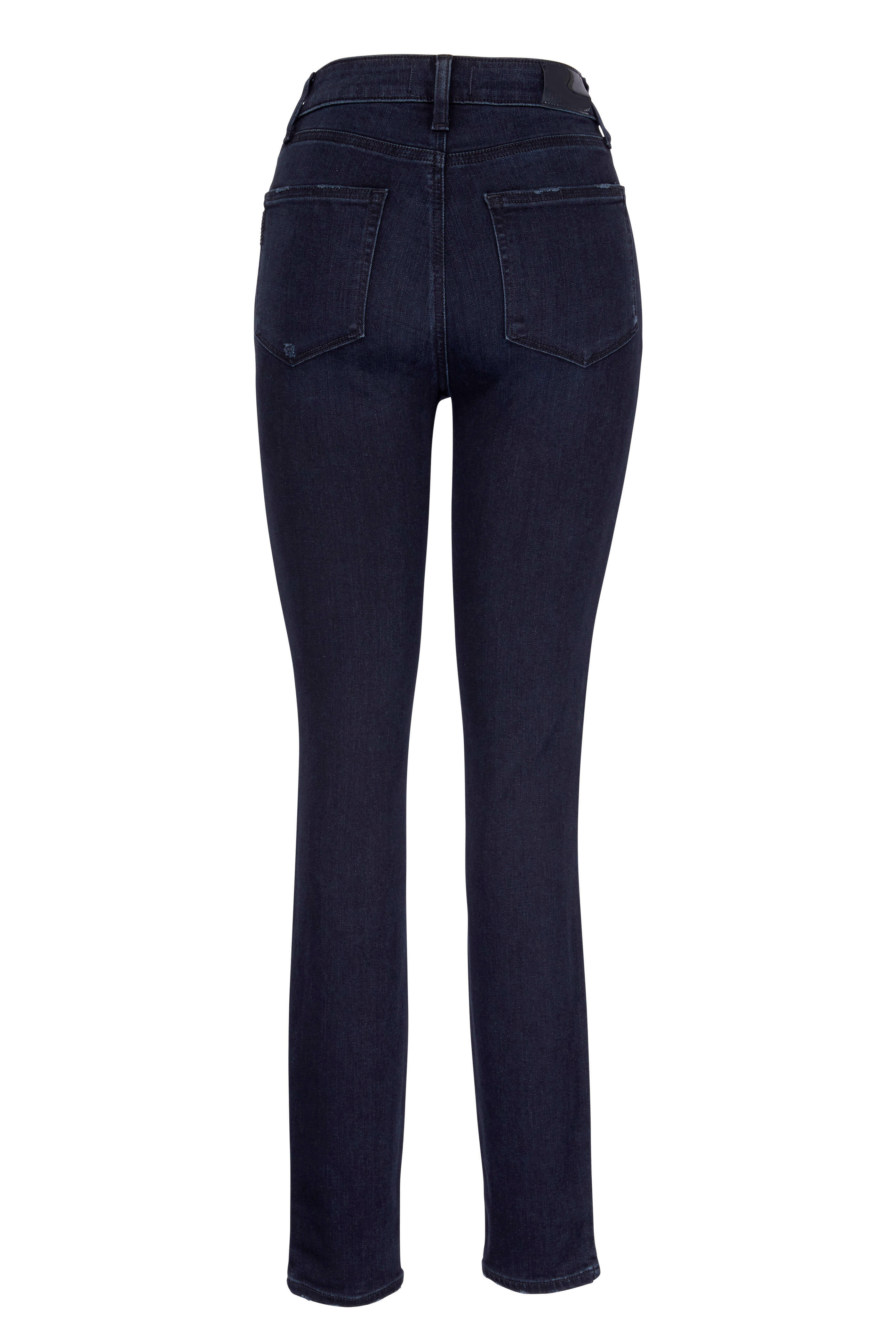 Paige - Hoxton Black High-Rise Ultra Skinny Jean