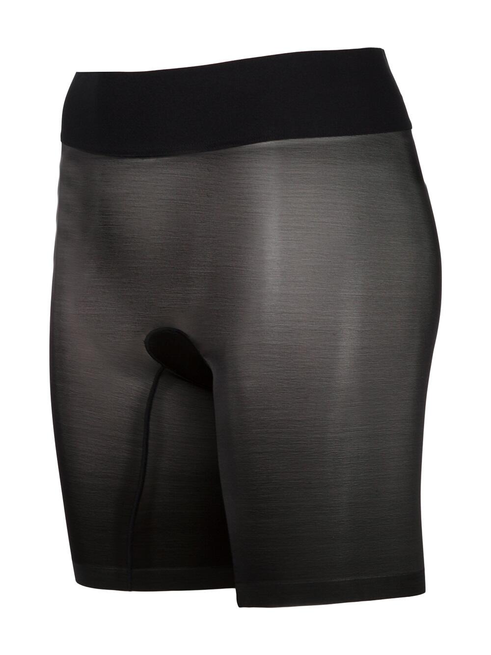 Wolford Black Sheer Touch Control Shorts Mitchell Stores