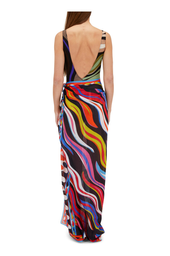 Pucci - Multicolor Long Pareo Sarong