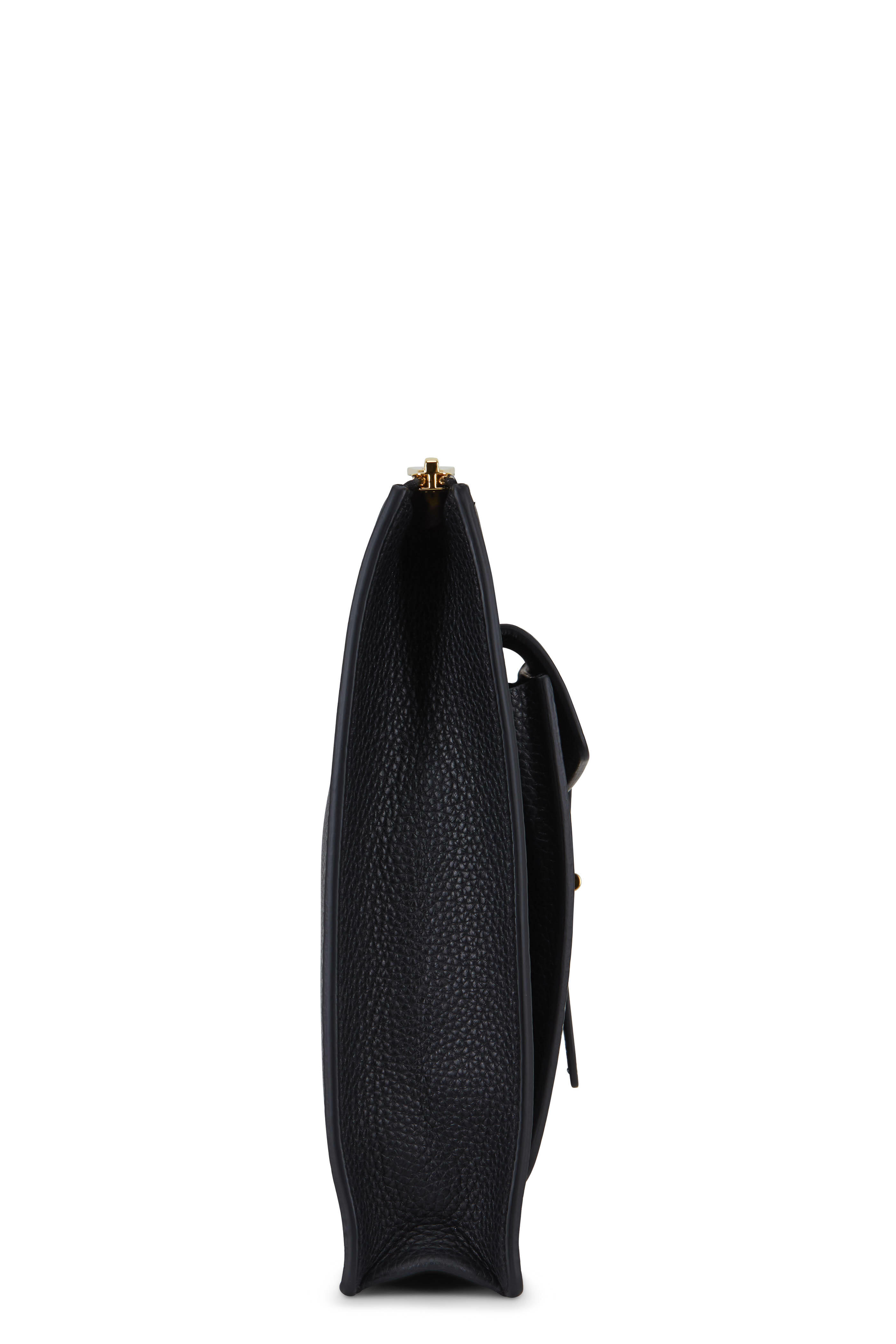 Tom Ford - Black Rialto Grain Leather Zip Pouch