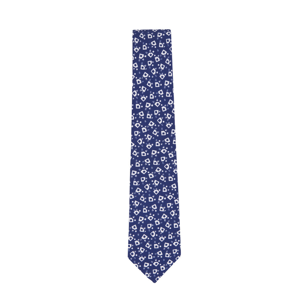 Kiton Navy Neck Ties main image 1
