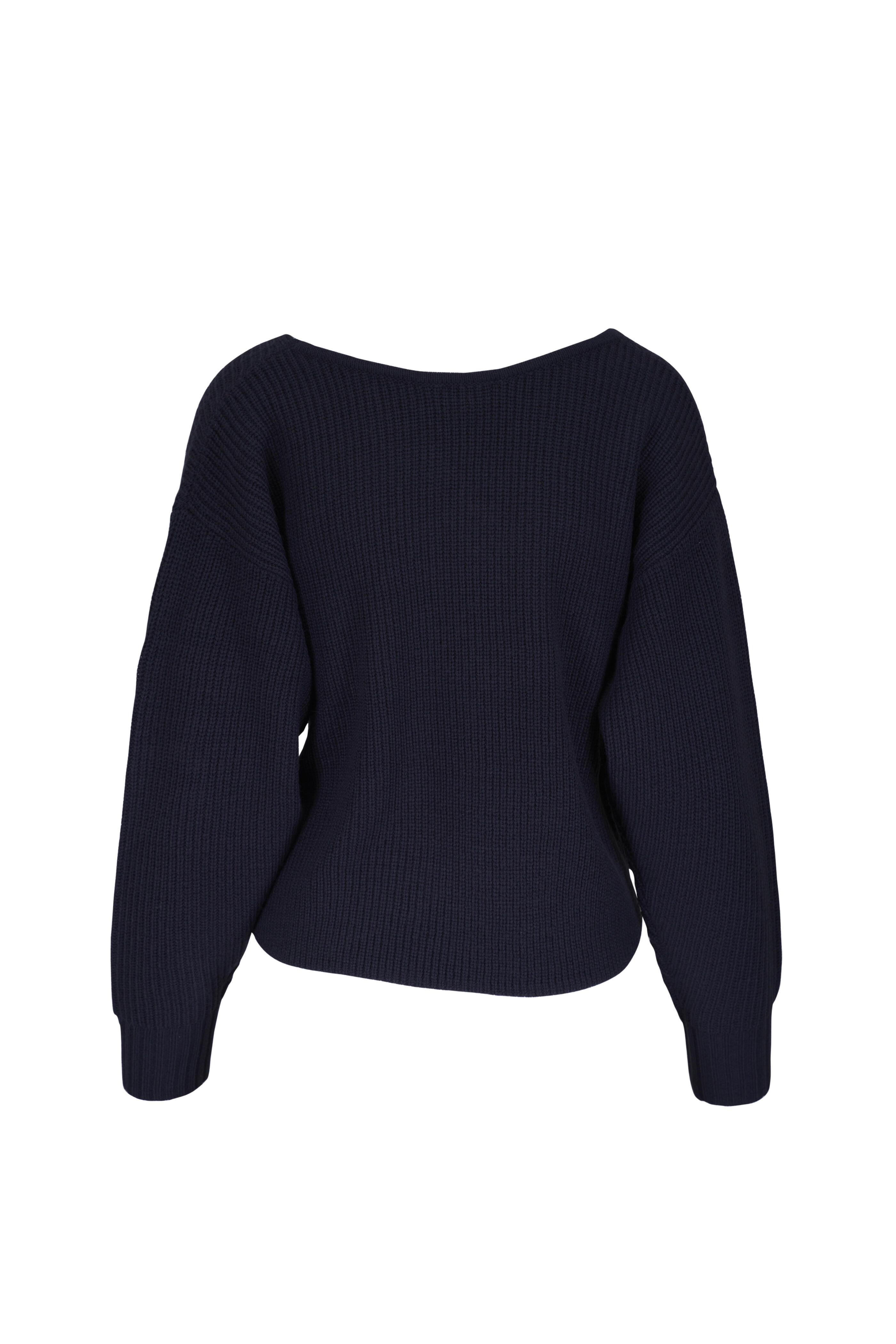 L'Agence - Antonella Surplus Midnight Wrap Sweater