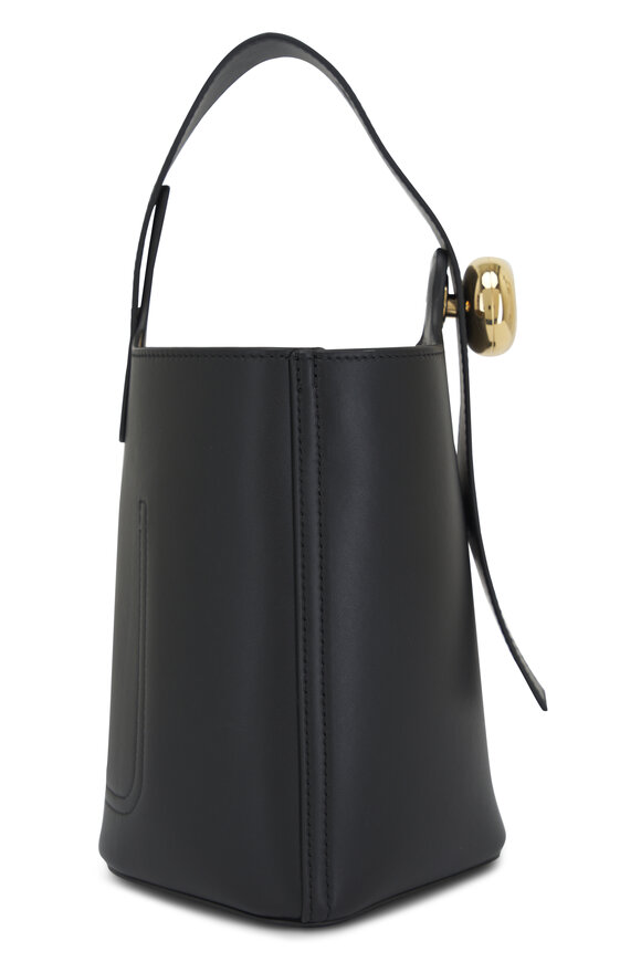 Loewe - Mini Pebble Black Bucket Bag