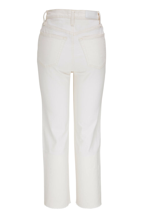 Re/Done - Stove Pipe White Denim Jean