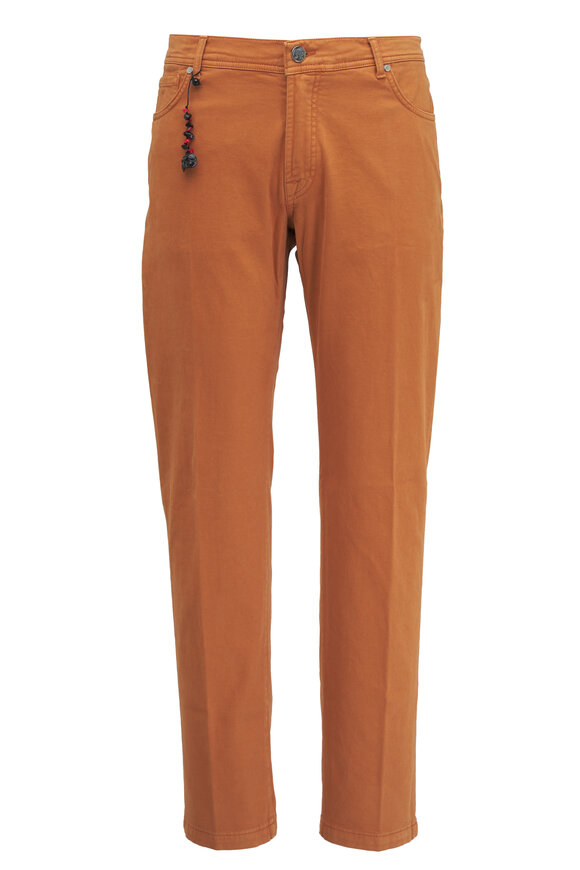 Marco Pescarolo Brick Brush Twill Five Pocket Pant