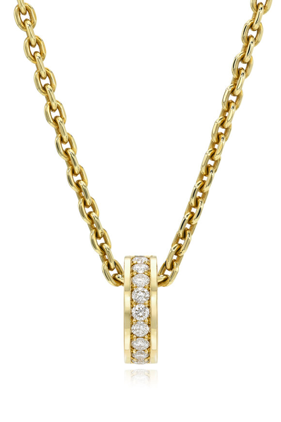 Dru Yellow Gold Diamond Dreamer Love Bomb Pendant - view 2