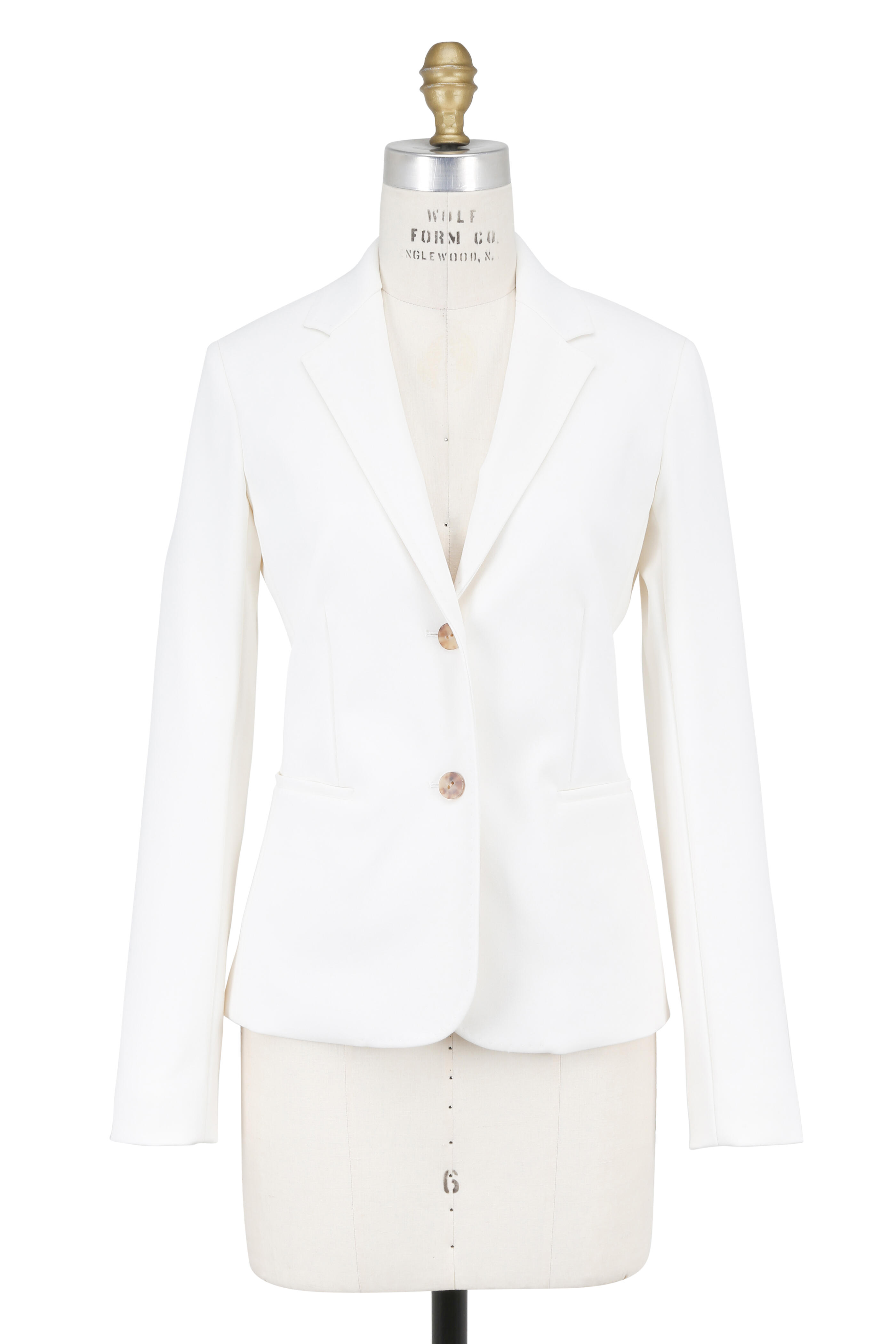 The Row Malchoy Ivory New Schoolboy Two Button Jacket