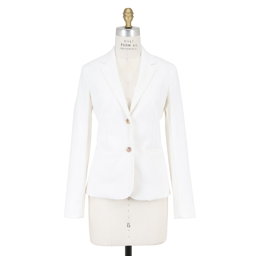 The Row Malchoy Ivory New Schoolboy Two Button Jacket