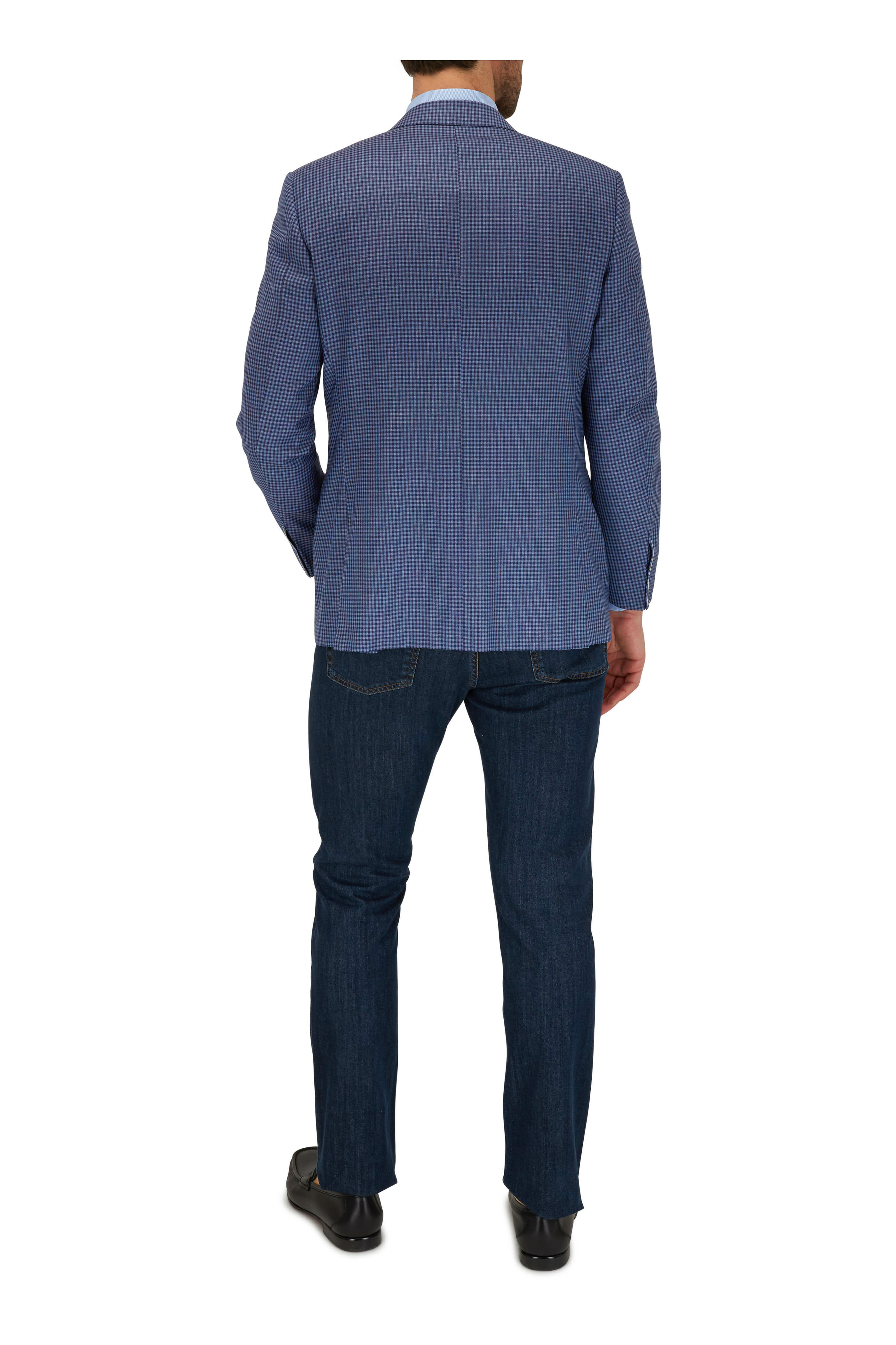 Ferragamo - Sam Black Leather Penny Loafer