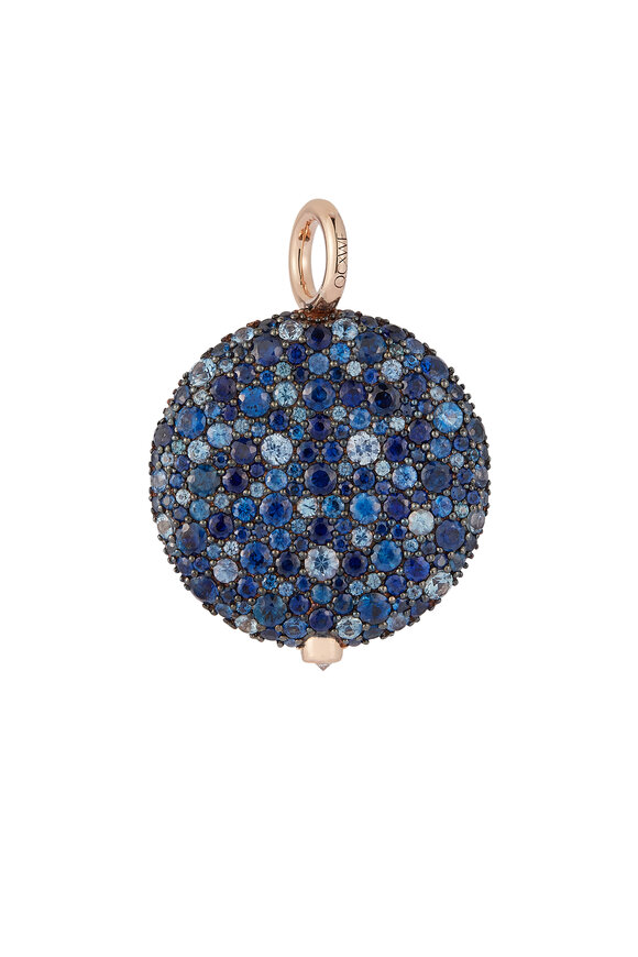 Walters Faith OC x WF 18K Large Blue Sapphire Pebble Locket