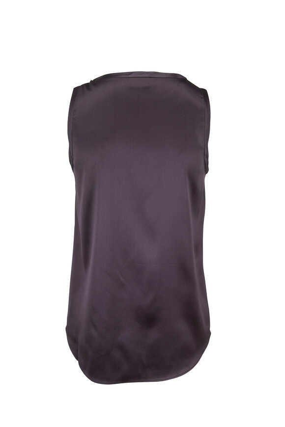 Brunello Cucinelli - Volcano Silk Scoop Neck Reversible Tank