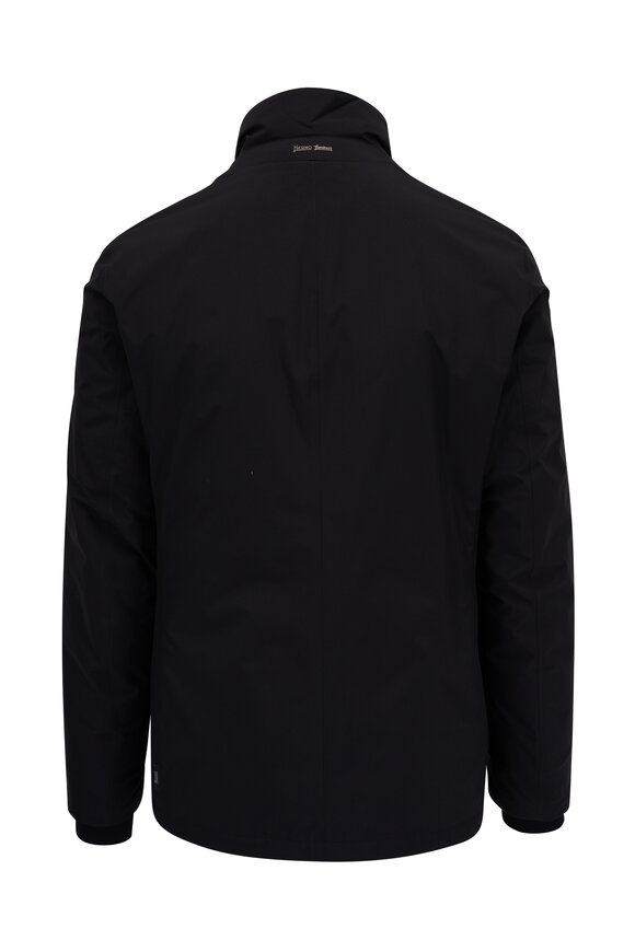 Herno - Black Laminar Gore-Tex 2-Layer Blazer 