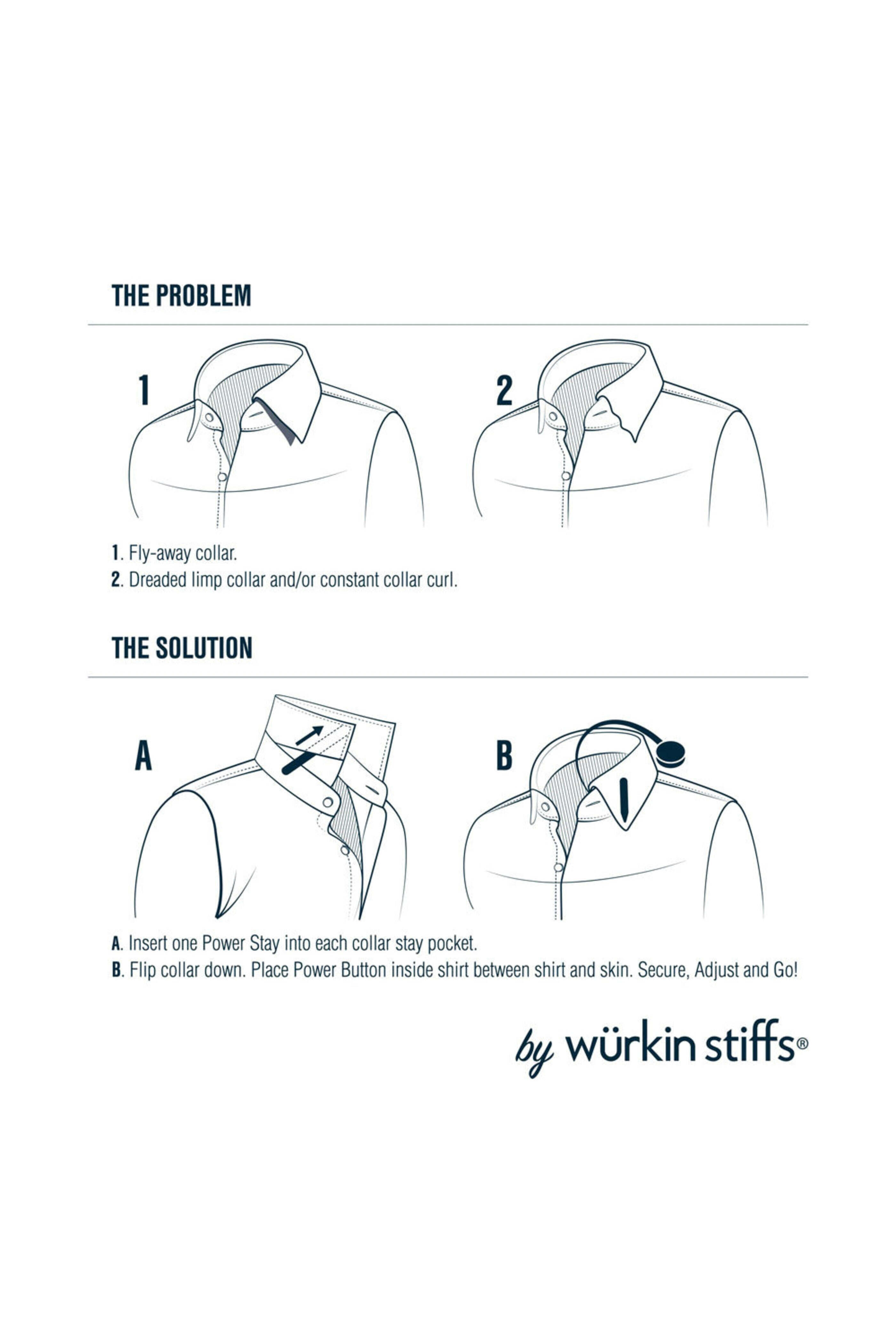 Wurkin Stiffs - 2.5 Inch Magnetic Power Collar Stays