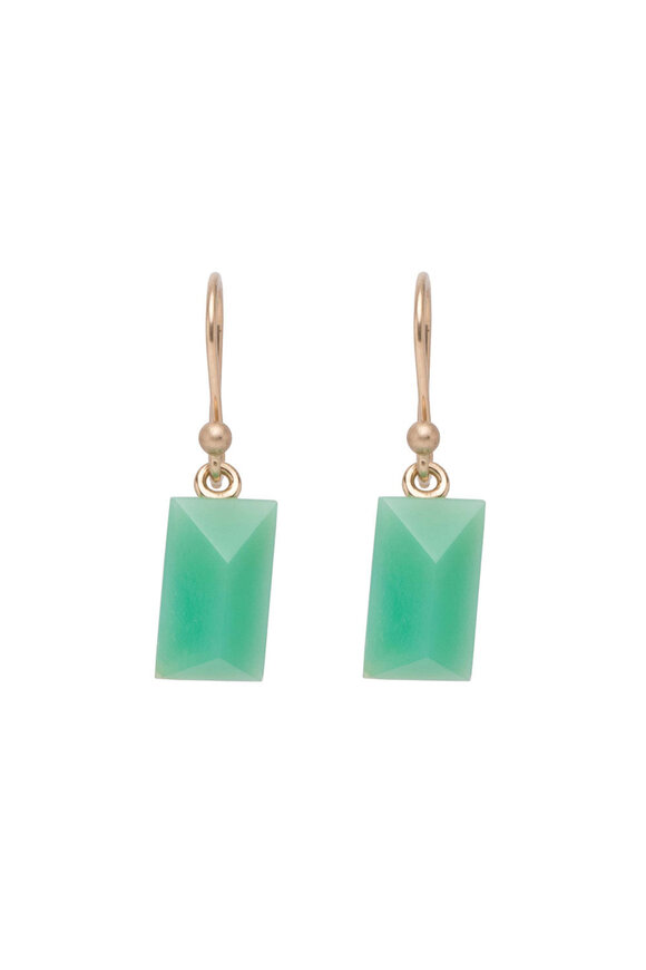 Ted Muehling Chrysoprase Gem Earrings - view 1