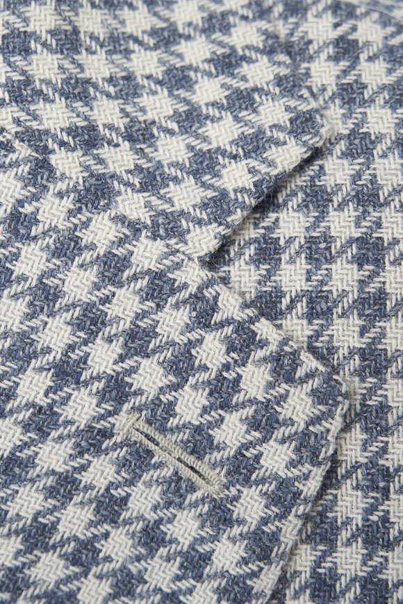 Atelier Munro - Gray & White Houndstooth Sportcoat 