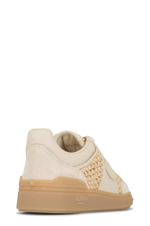 Valentino Garavani Upvillage Woven Raffia Sneaker - view 4