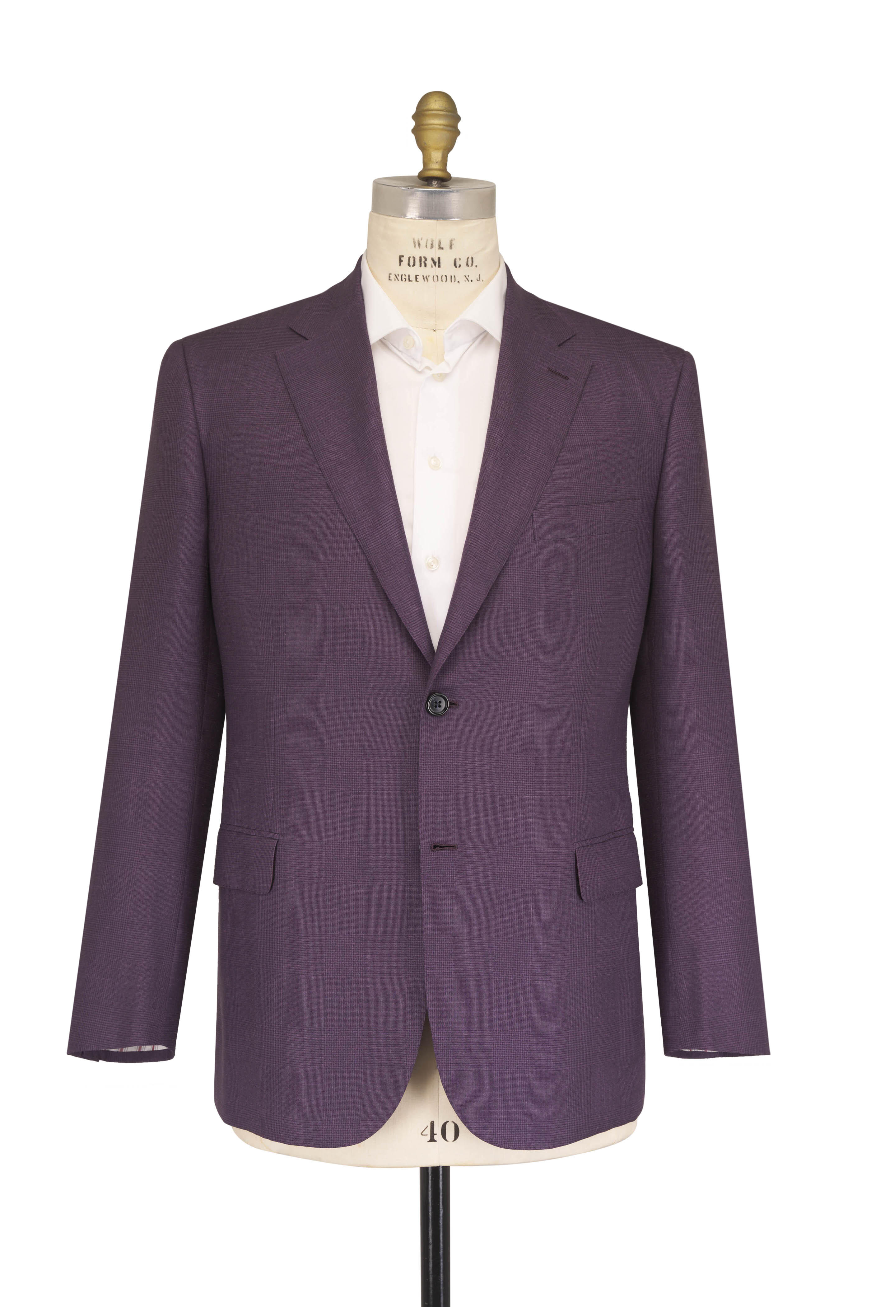 Brioni - Ravello Rose Check Cashmere, Silk, Linen Sportcoat - view 4